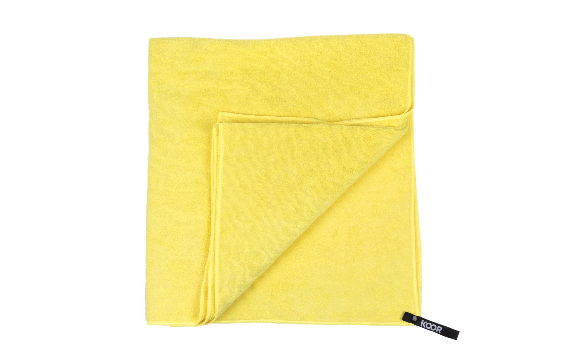 KOOR Duschtuch – 70×130 cm, Polyamid/Polyester, Gelb