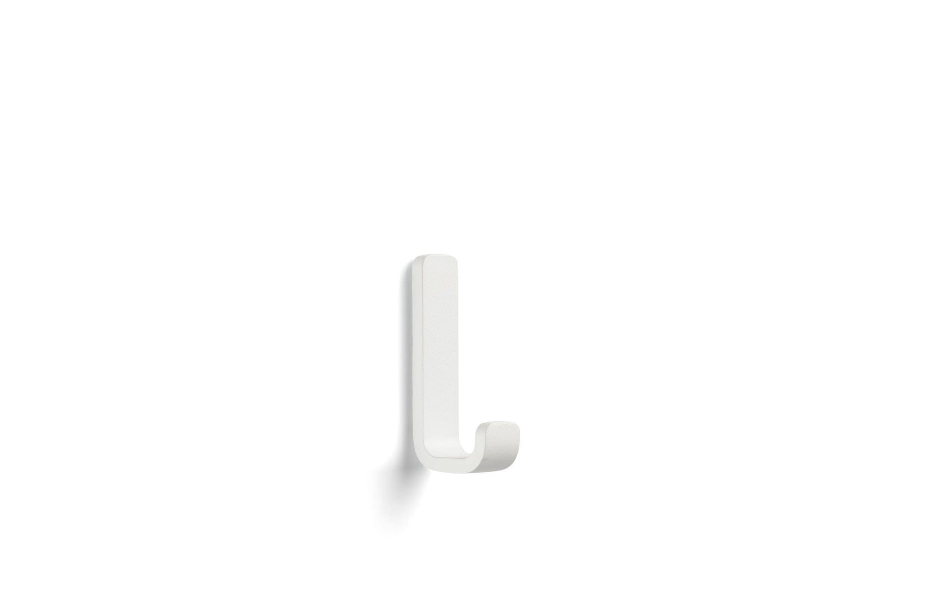 Zone Denmark Haken Rime – 2×2×8,5 cm, Aluminium, Wandmontiert, Weiss