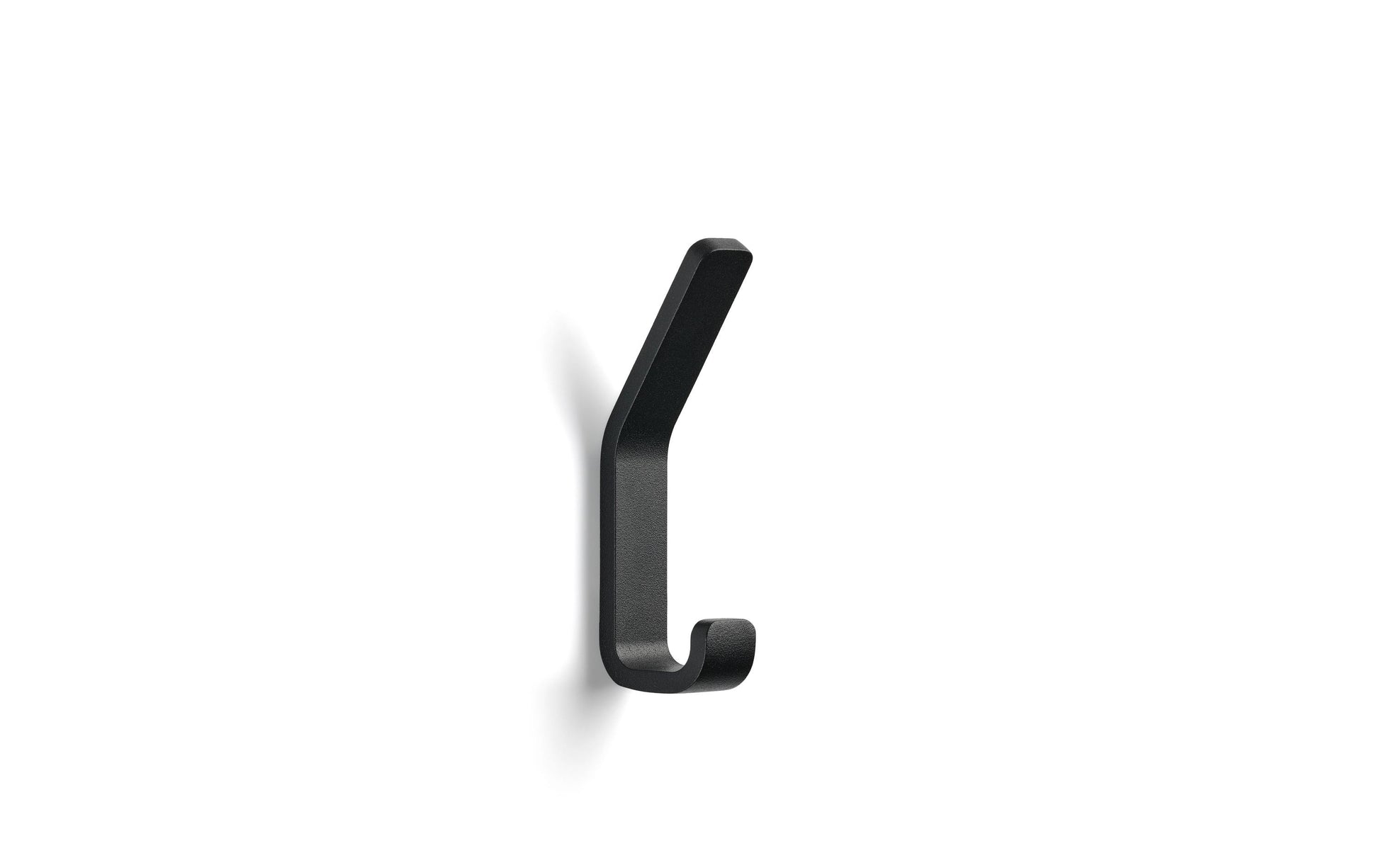 Zone Denmark Haken Rime gross – 2×4×11,5 cm, Aluminium, schwarz