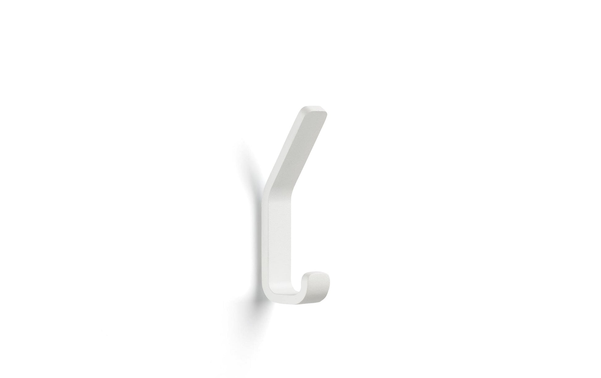 Zone Denmark Haken Rime gross – Aluminium, wandmontiert, 4×2×11,5 cm, weiss