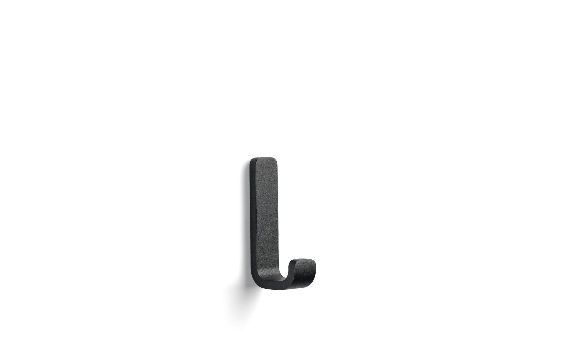 Zone Denmark Haken Rime – Aluminium, 2×2×8,5 cm, Schwarz