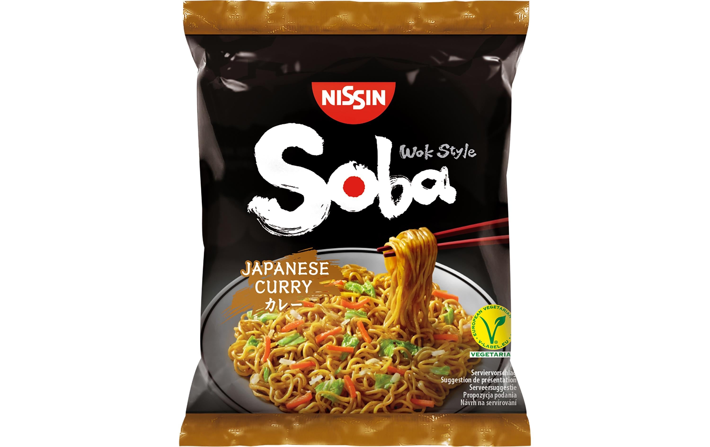 Nissin food Nissin Soba Instantnudeln Curry Beutel – 111 g