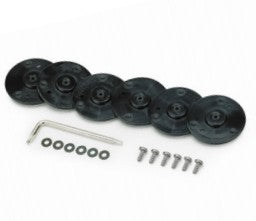 Zebra ZQ500 Halterung 12,5 mm, schwarz, 6er-Pack – für ZQ510/ZQ520