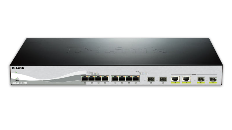 D-Link DXS-1210-12TC – Managed Switch – 10×10G RJ45, 2×SFP+, L2, 1U