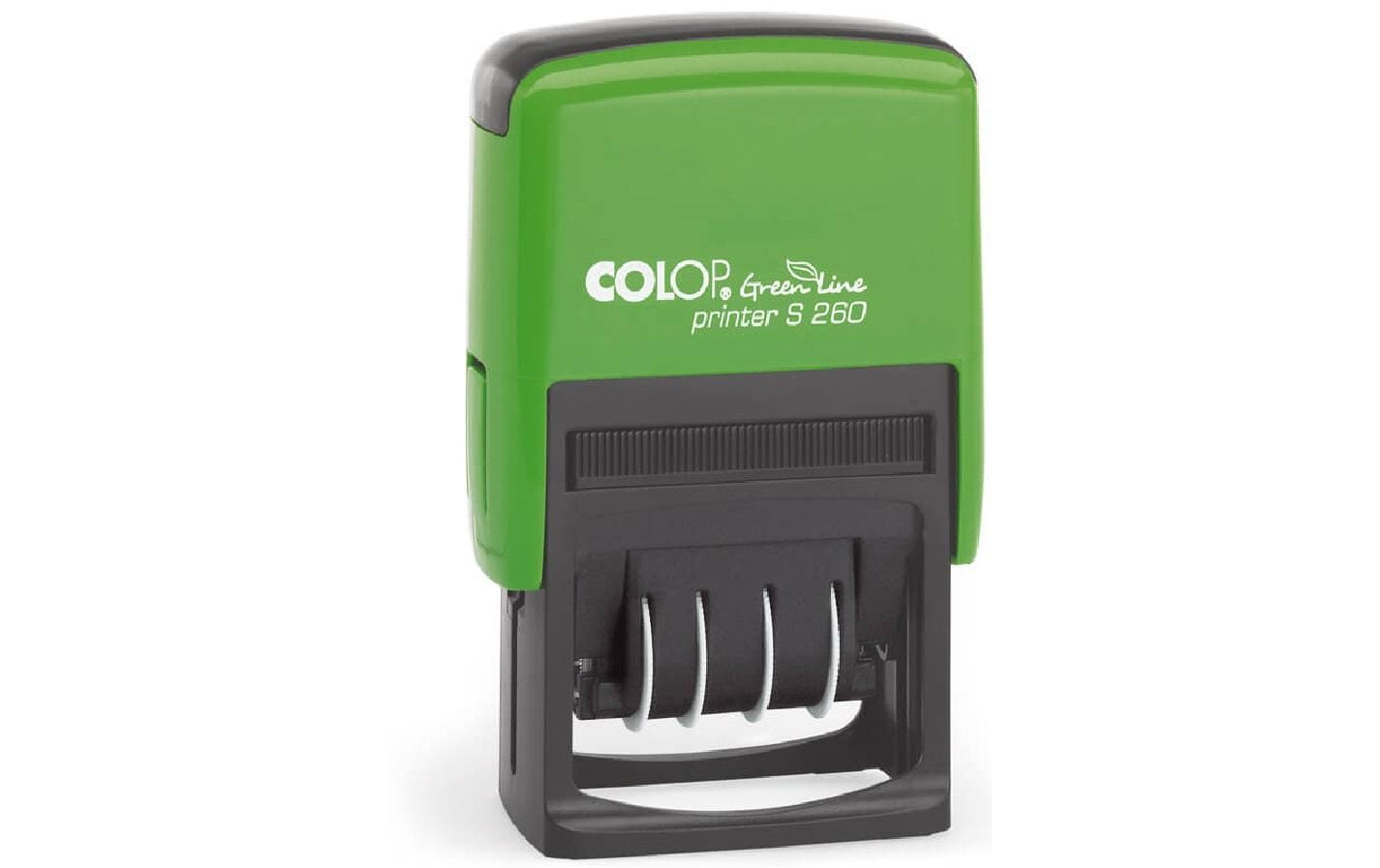 Colop Printer S 220 Green Line – Selbstfärbender Datumstempel – Schwarz