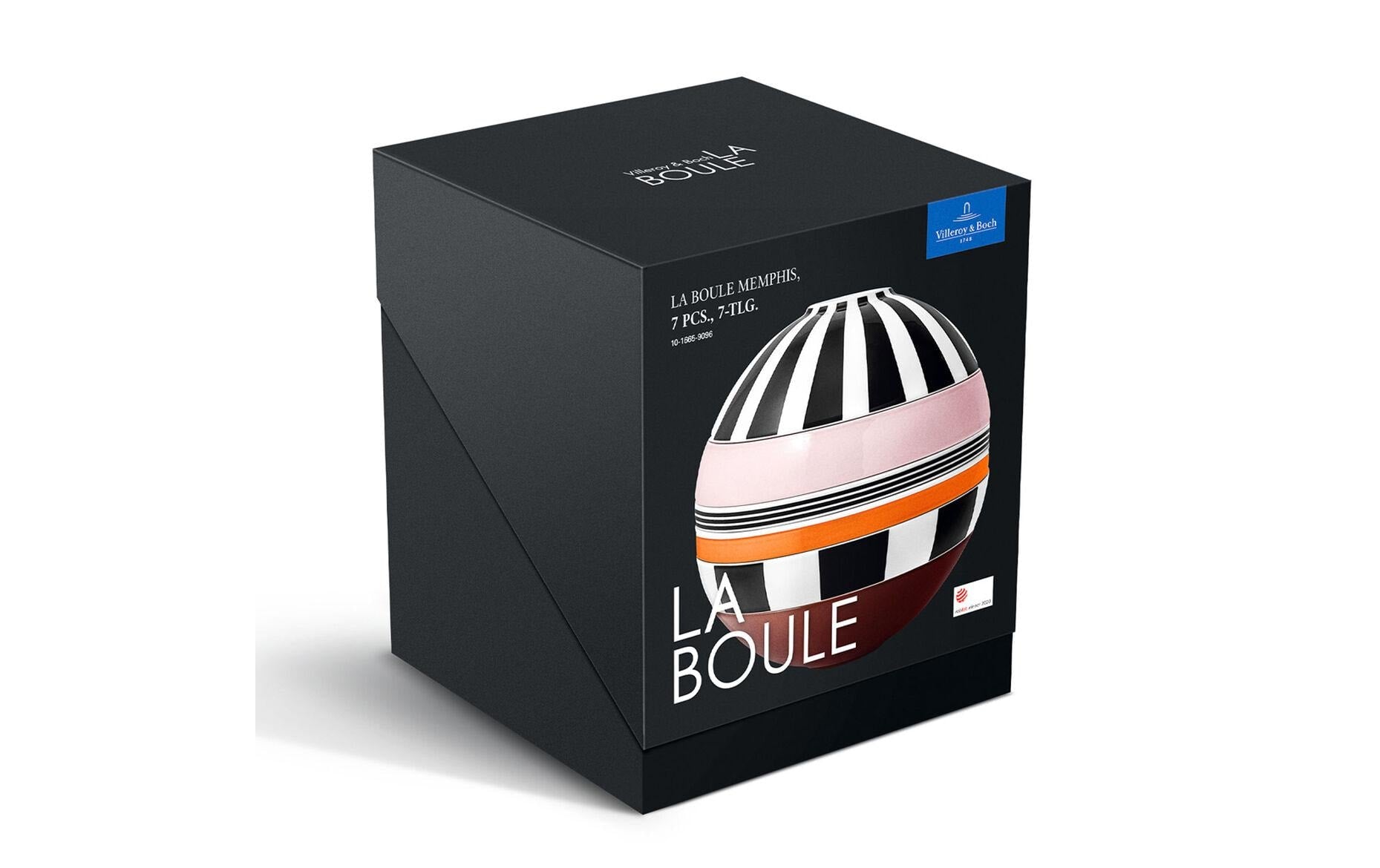 Villeroy & Boch Iconic Memphis Servierset – Porzellan, Mehrfarbig, Spülmaschinenfest, Mikrowellengeeignet