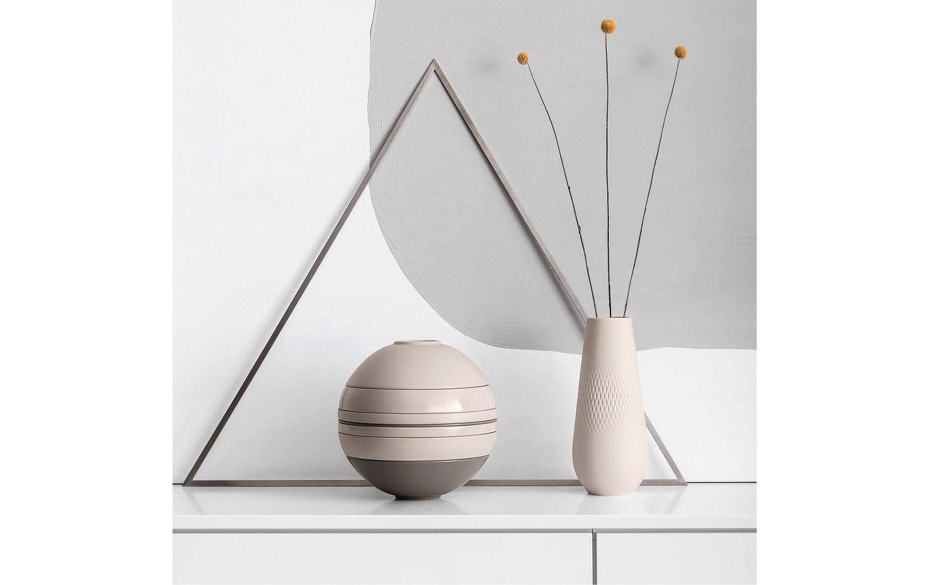 Villeroy & Boch Iconic Pure Servierset – Porzellan, Beige, Spülmaschinengeeignet, Mikrowellengeeignet, 7-teilig
