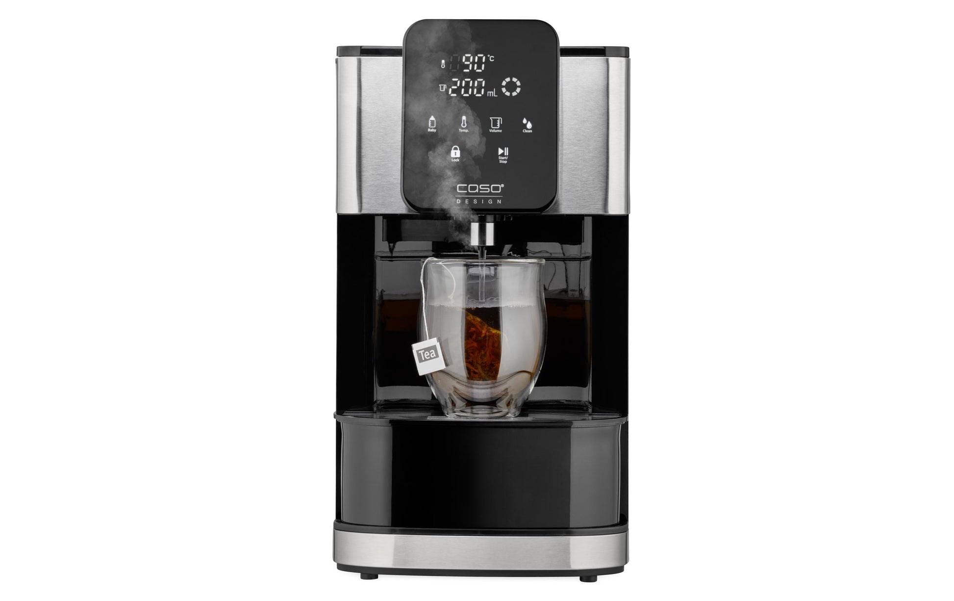 Caso Heisswasserspender – 4 l, 40–100 °C, Edelstahl, HW1660