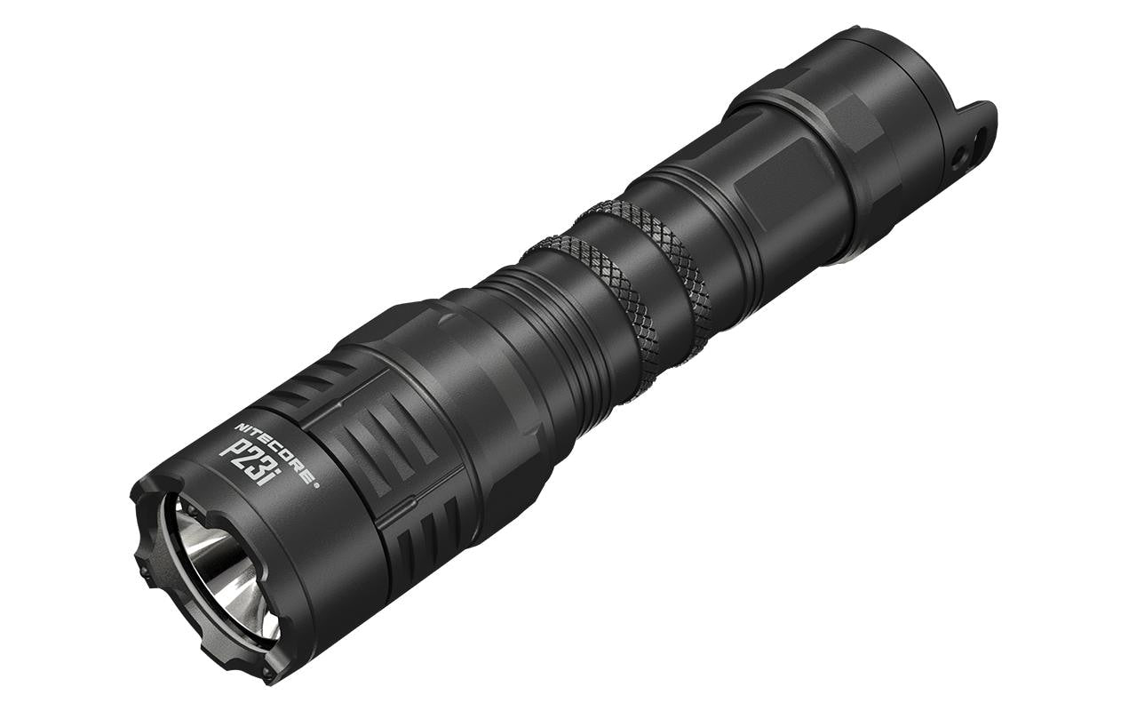 Nitecore Taschenlampe P23i – 3000 lm, 470 m, IP68, 5000 mAh Akku, USB-aufladbar – Schwarz