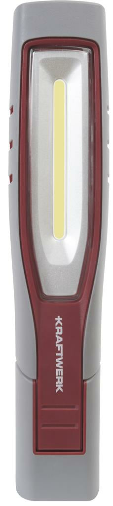 Kraftwerk Taschenlampe Inspection 700 – 700 lm, IP65, dimmbar, Akku – Rot