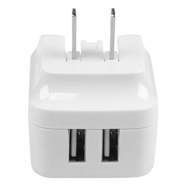StarTech.com StarTech USB-Ladegerät 17 W – USB-A×2 – für Smartphones und Tablets – Weiss