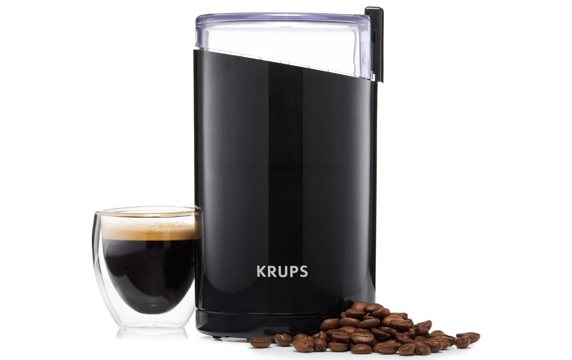 Krups Kaffeemühle F20342 – 75 g, 200 W, Kunststoff, Schwarz, 8,0 × 10,2 × 17,0 cm