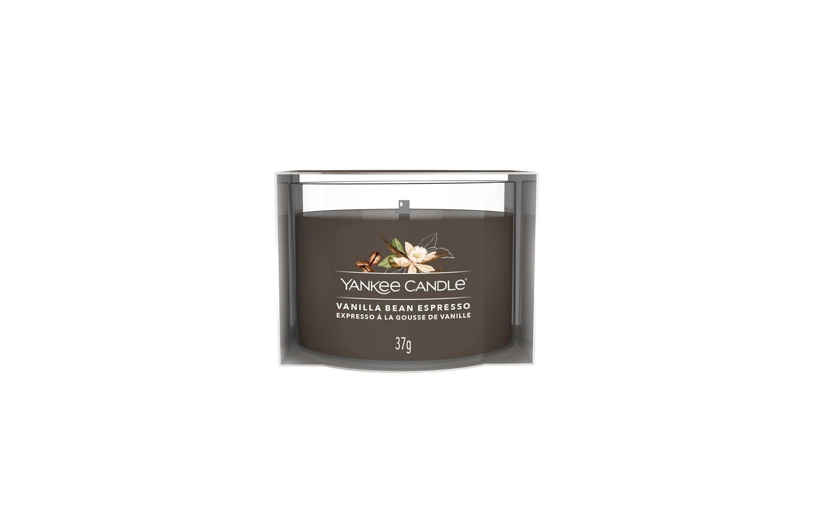 Yankee Candle Duftkerze – Vanilla Bean Espresso – Ø 5,4 × 4,5 cm – 10 h