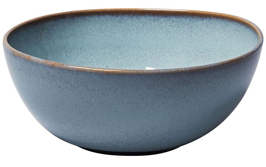 Villeroy & Boch Schüssel – 2,1 l, Steingut, Türkis, spülmaschinenfest, mikrowellenfest, 2 Stück