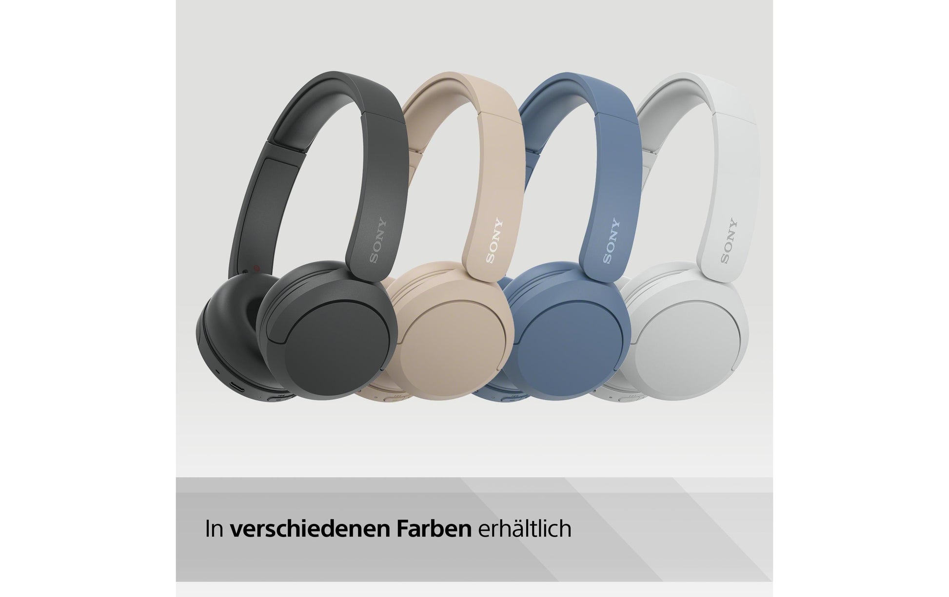 Sony WH-CH520 Over-Ear Kopfhörer – Stereo, BT, Weiss, BT 5.2