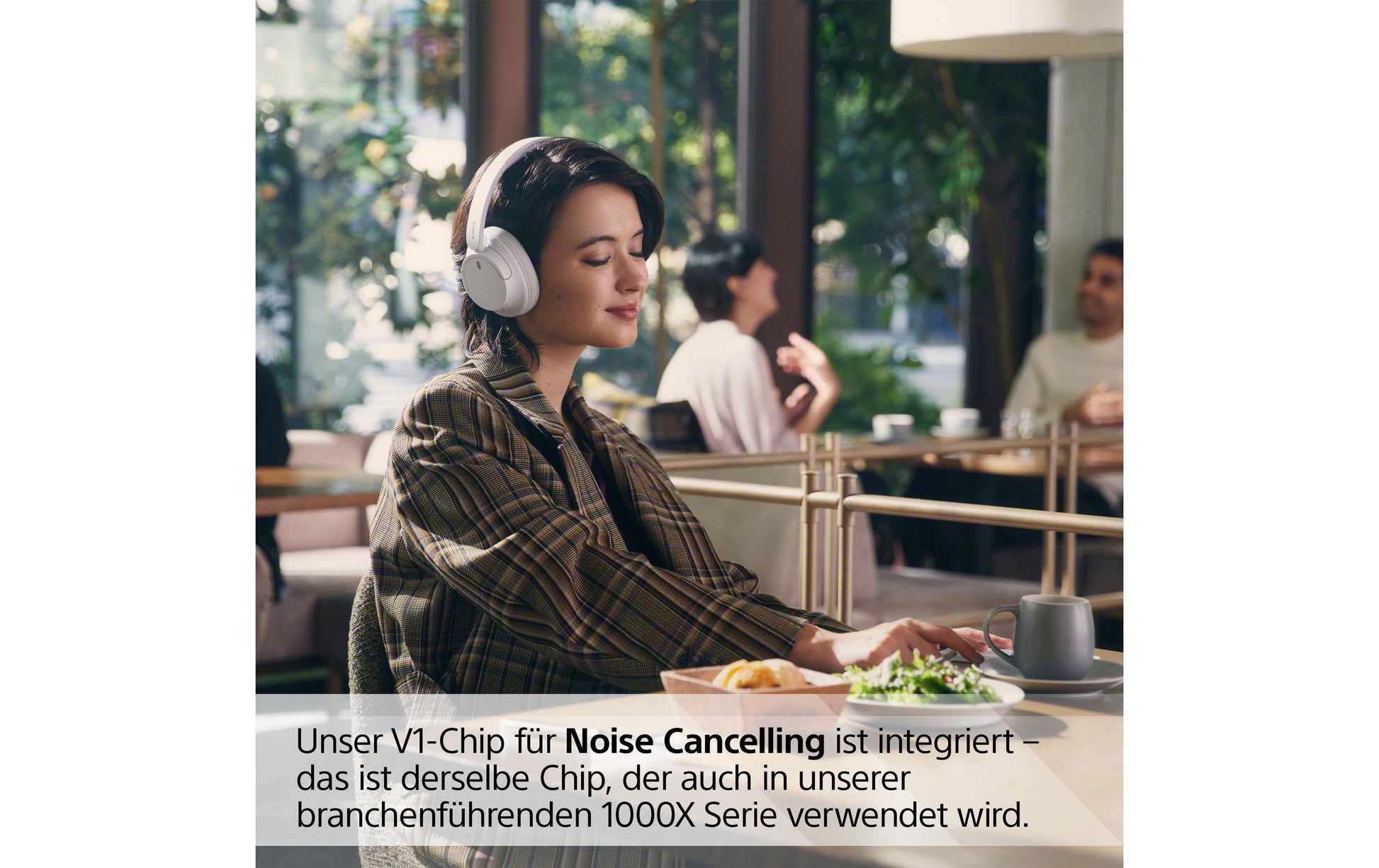 Sony WH-CH720N – Duo Headset – Bluetooth, ANC, USB-C, 3,5 mm – Weiss – bis 50 h