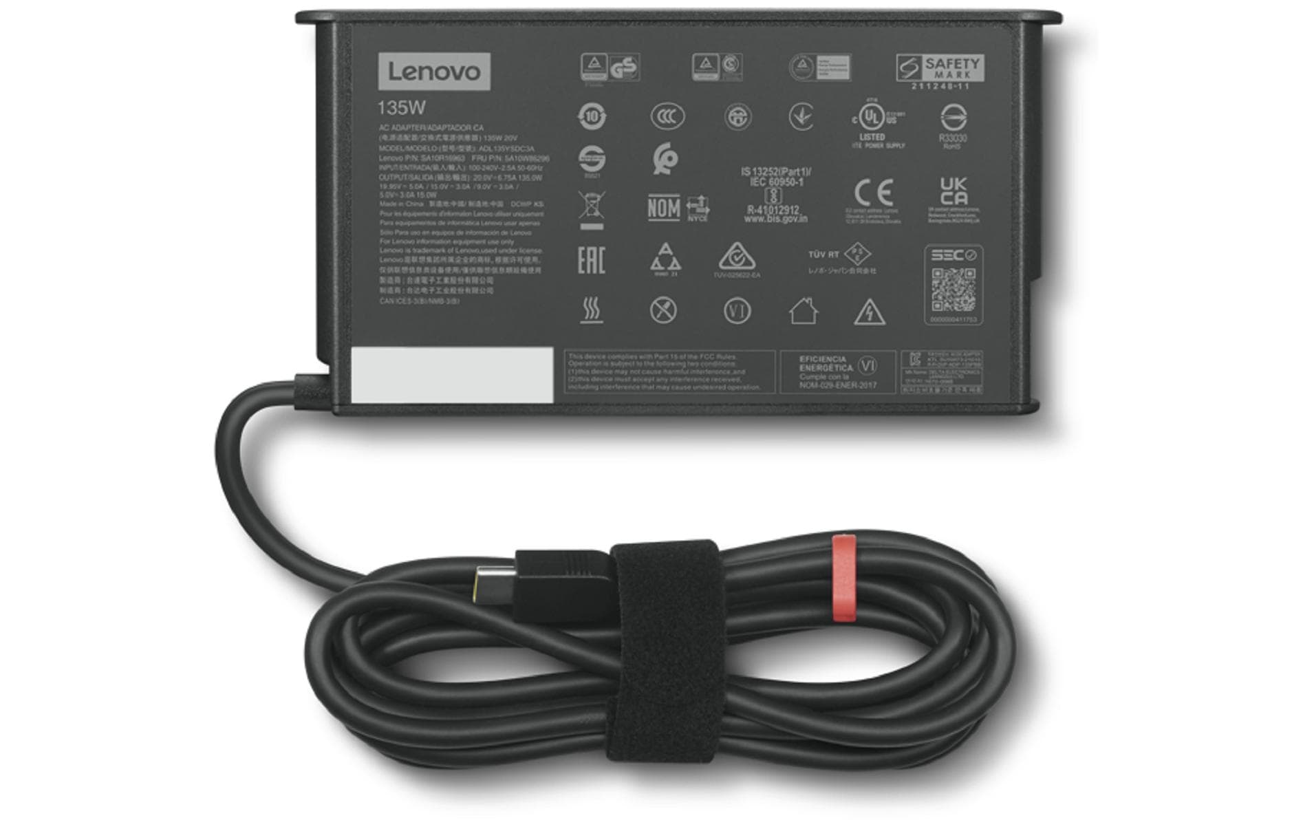 Lenovo Netzteil – 135 W – für Lenovo ThinkPad – Schwarz