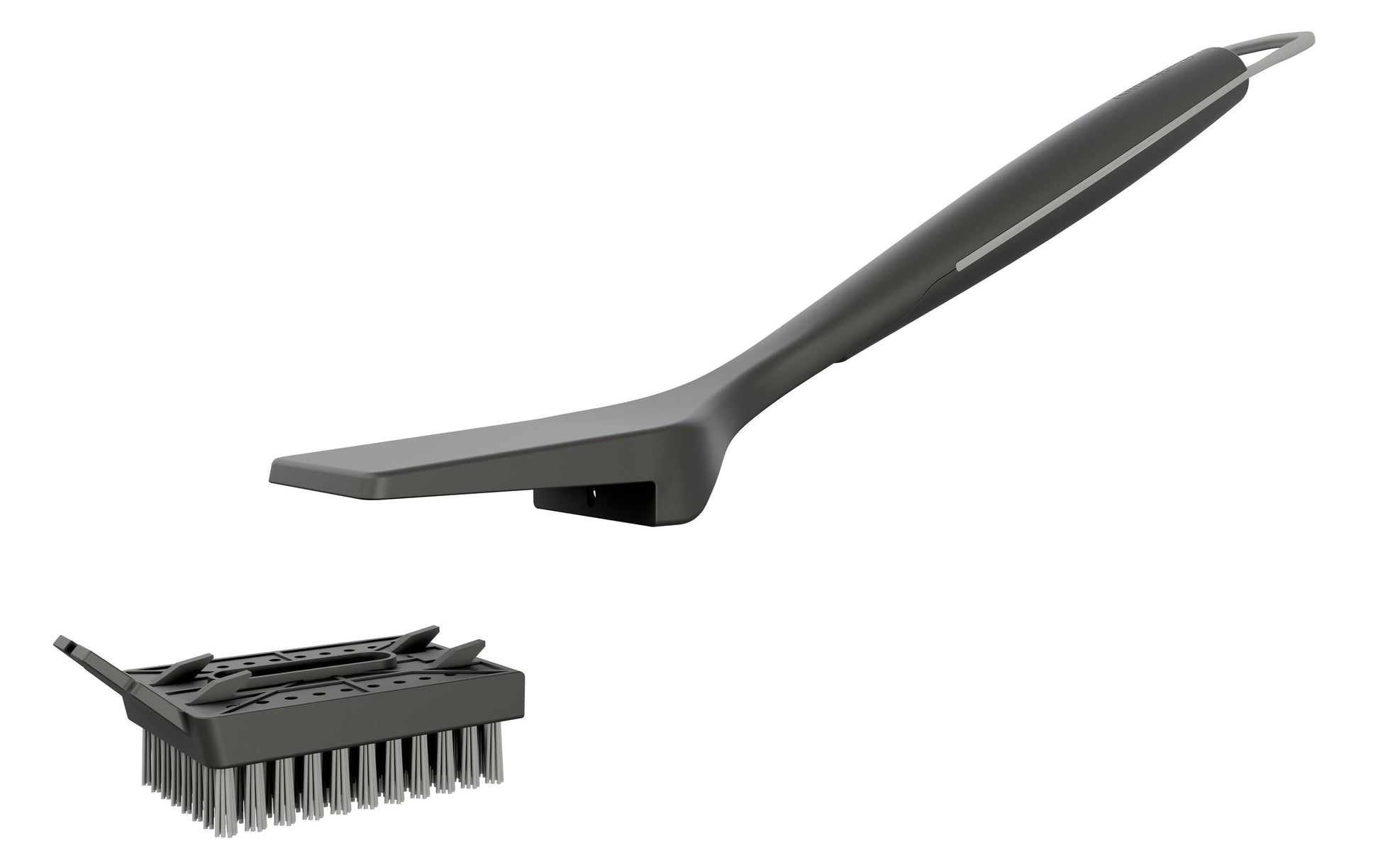 OUTDOORCHEF Scheuerbürste – Nylon, Kunststoff, 44,5×6×7,5 cm, Schwarz, 1 Stück