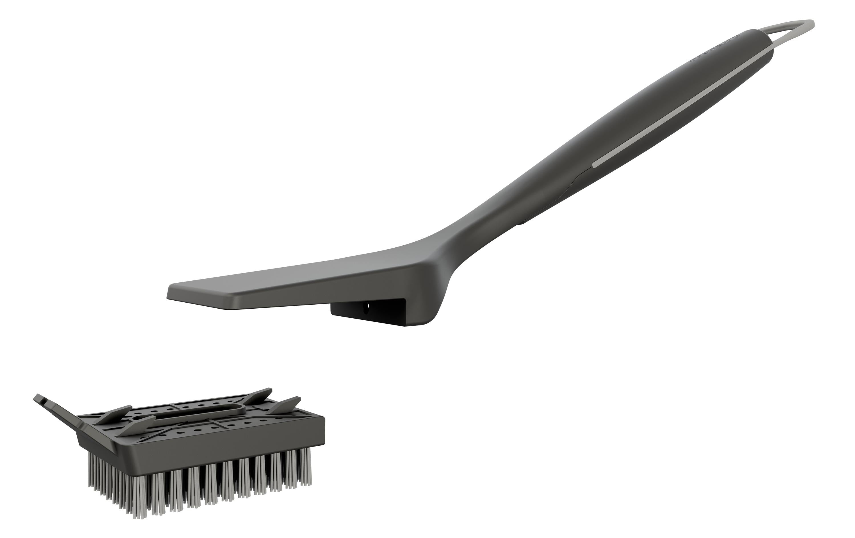 OUTDOORCHEF Scheuerbürste – Nylon, Kunststoff, 44,5×6×7,5 cm, Schwarz, 1 Stück