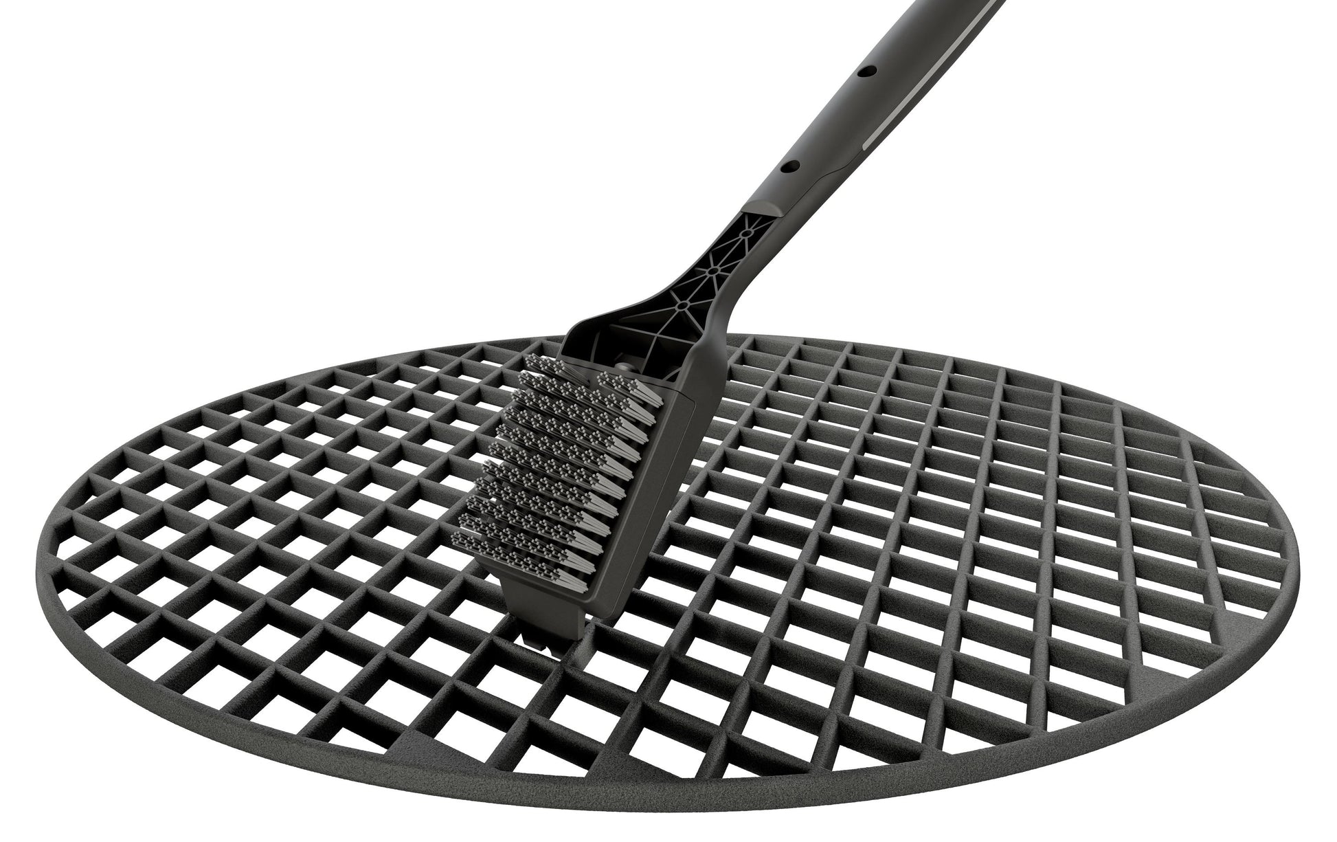 OUTDOORCHEF Scheuerbürste – Nylon, Kunststoff, 44,5×6×7,5 cm, Schwarz, 1 Stück