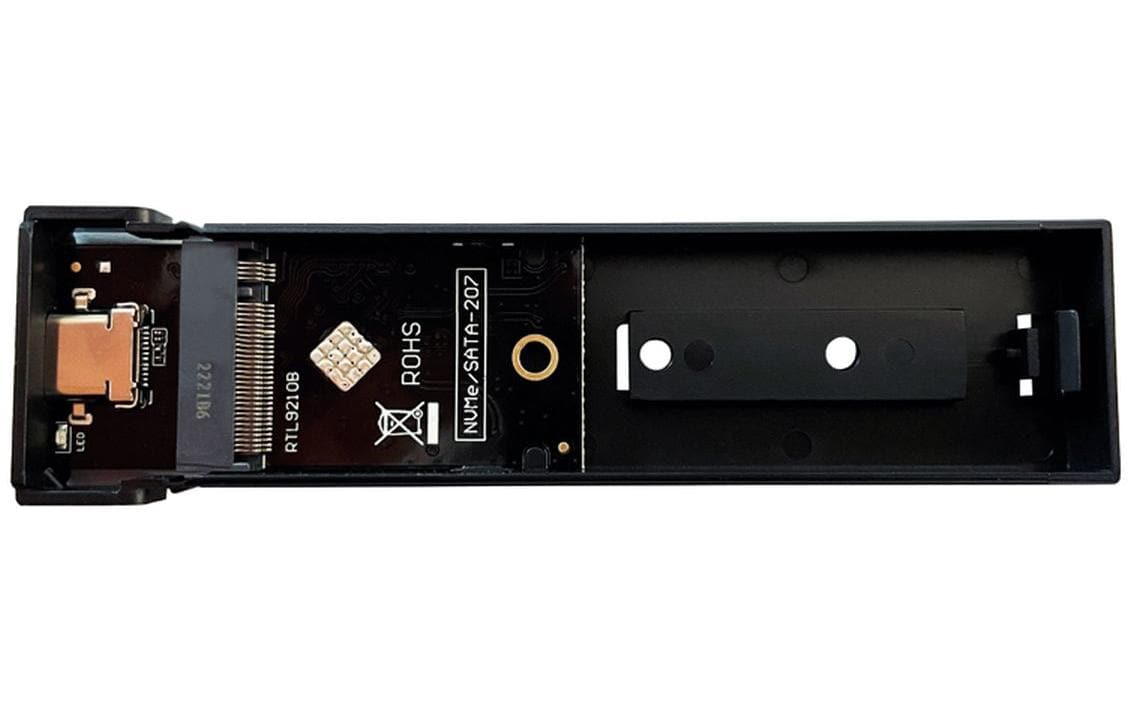 LC-Power LC-M2-C-MULTI-3 – 1-Schacht SSD-Gehäuse – für M.2 (NVMe/SATA)