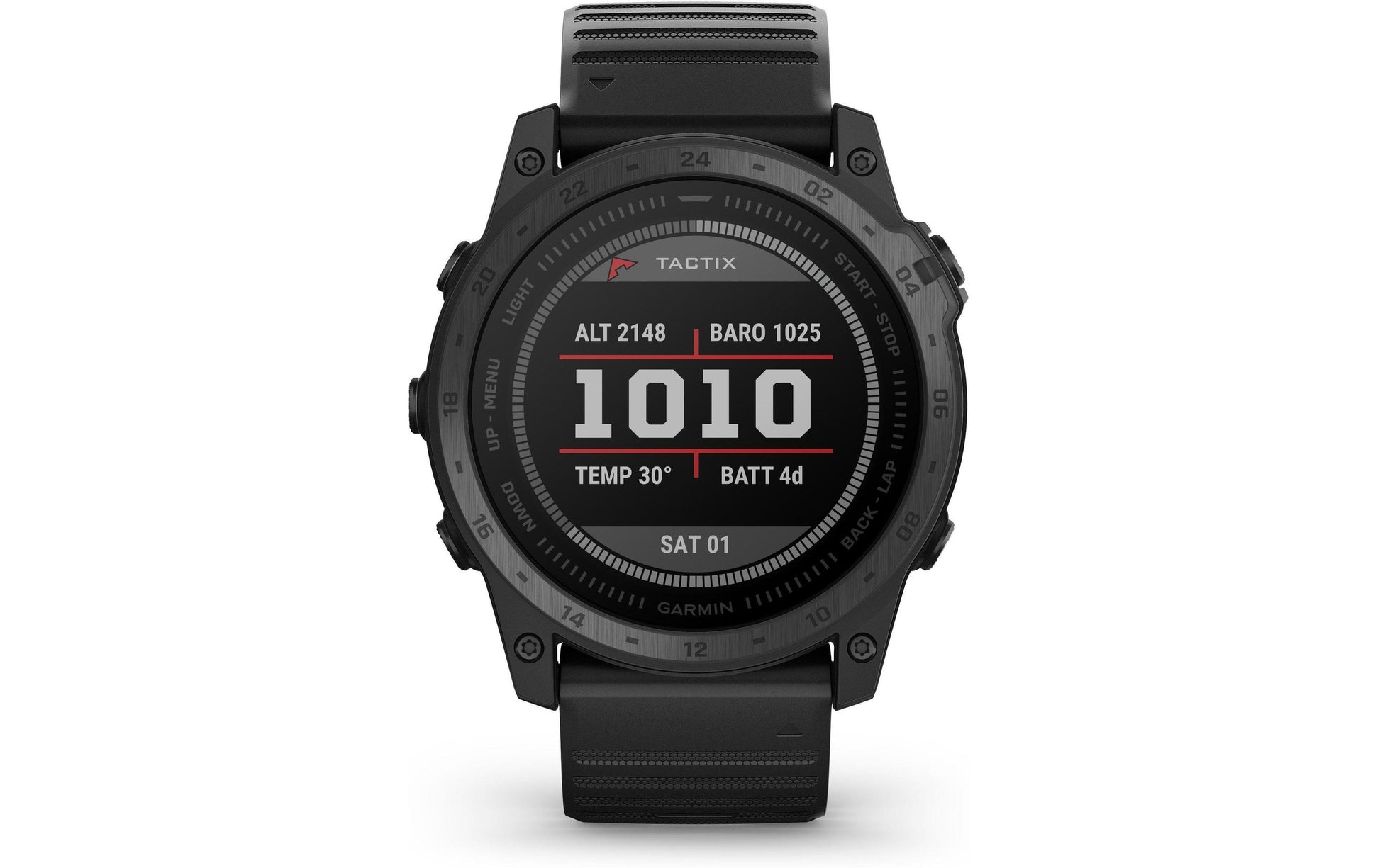 Garmin Tactix 7 Sapphire – GPS-Smartwatch – 51 mm, 1,4", MIP, Saphirglas, 10 ATM, Schwarz, Sportarmband