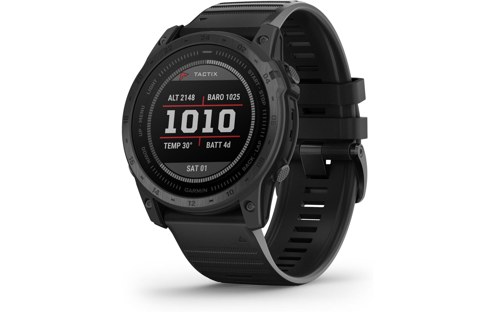 Garmin Tactix 7 Sapphire – GPS-Smartwatch – 51 mm, 1,4", MIP, Saphirglas, 10 ATM, Schwarz, Sportarmband