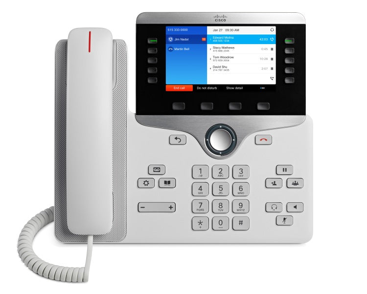 Cisco 8841 – IP-Telefon, Weiss