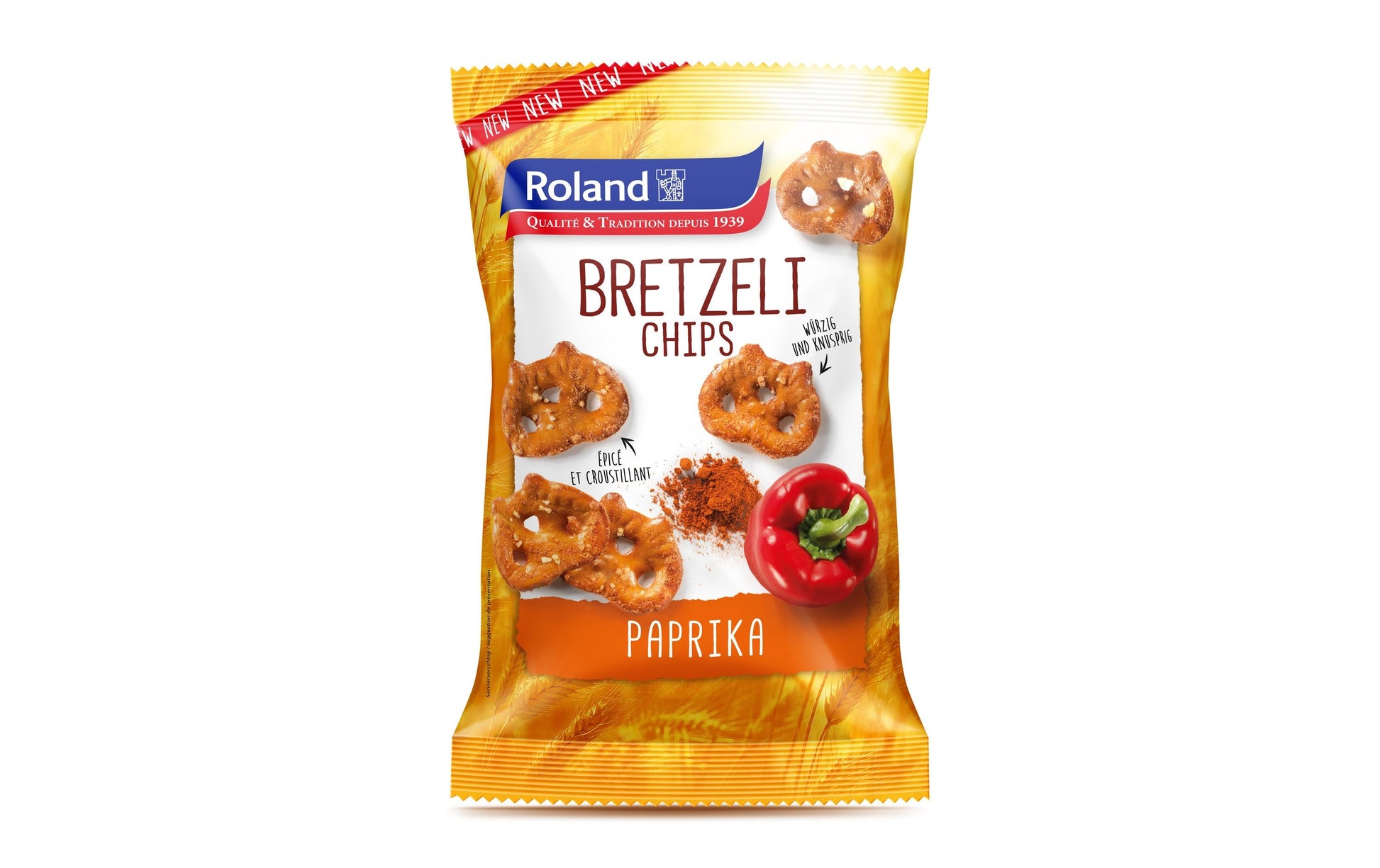 Roland Murten Bretzeli Chips – Paprika – 180 g