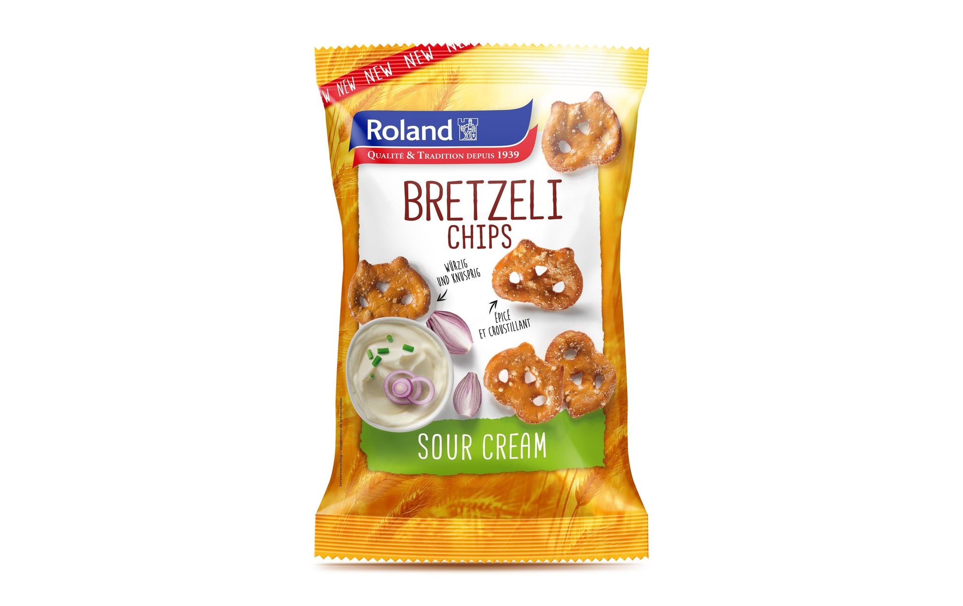 Roland Murten Bretzeli Chips Sour Cream – 180 g