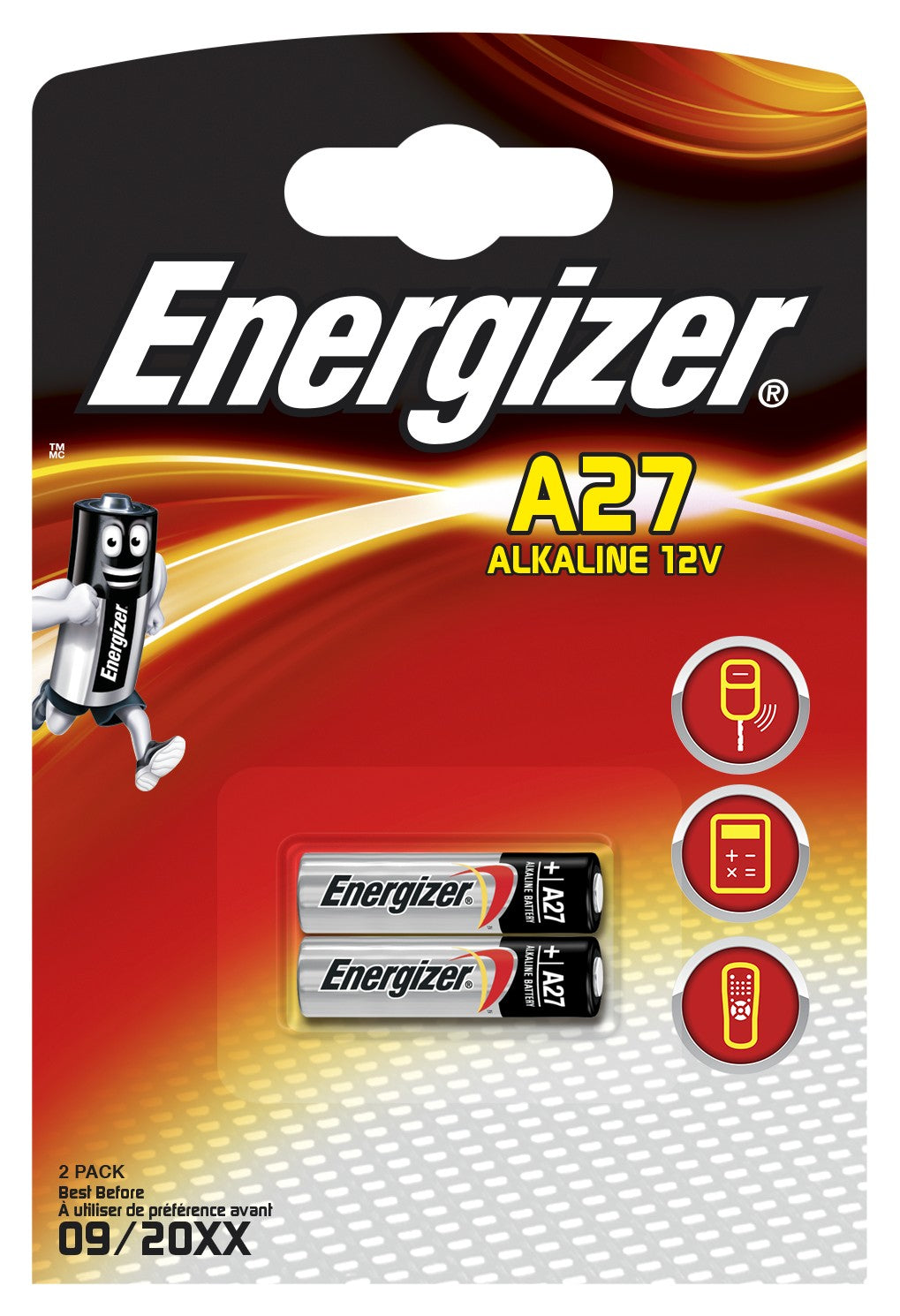Energizer Spezialbatterie A27 – Alkaline, 12 V, 2er-Pack