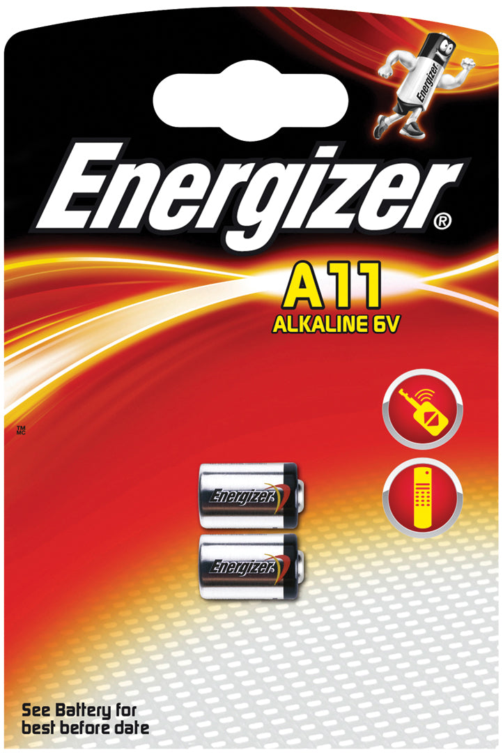 Energizer A11 Batterien, Alkaline, 6 V – 2 Stk.