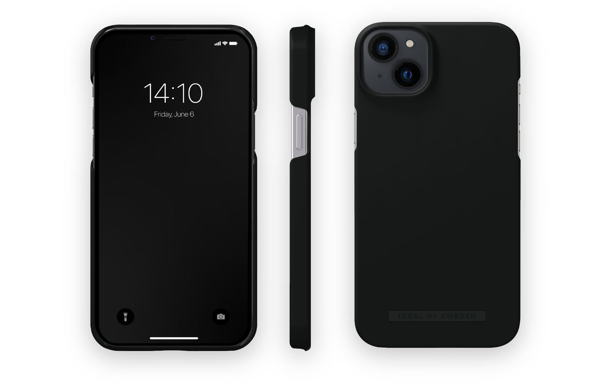 iDeal of Sweden Backcover – für Apple iPhone 14 Plus, MagSafe, PC+Polyester, Coal Black