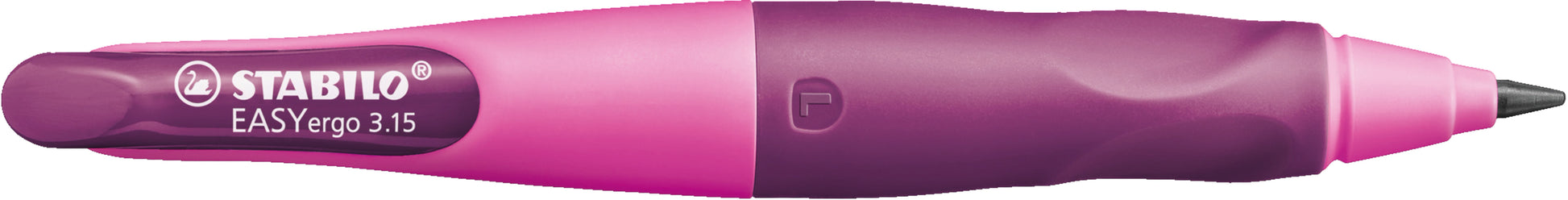Stabilo EASYergo Start Druckbleistift – 3,15 mm, für Linkshänder, hellpink, inkl. Spitzer