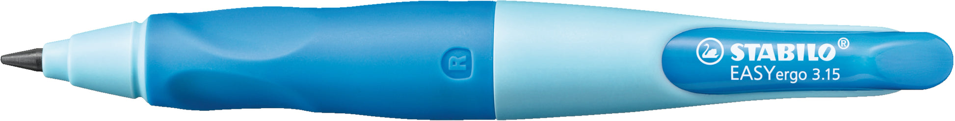 Stabilo EASYergo Start Druckbleistift – 3,15 mm, für Rechtshänder, Hellblau, inkl. Spitzer