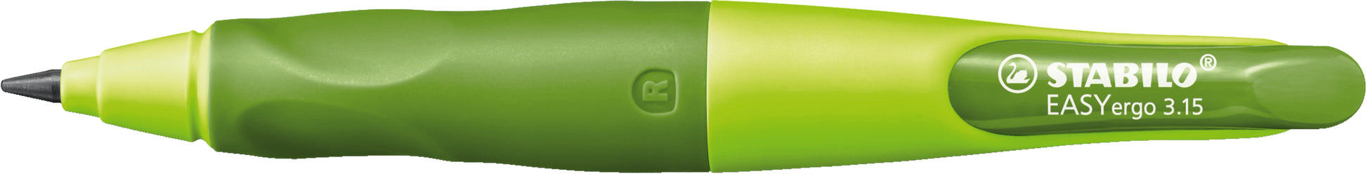 Stabilo EASYergo Start Druckbleistift – 3,15 mm, für Rechtshänder, Hellgrün, inkl. Spitzer
