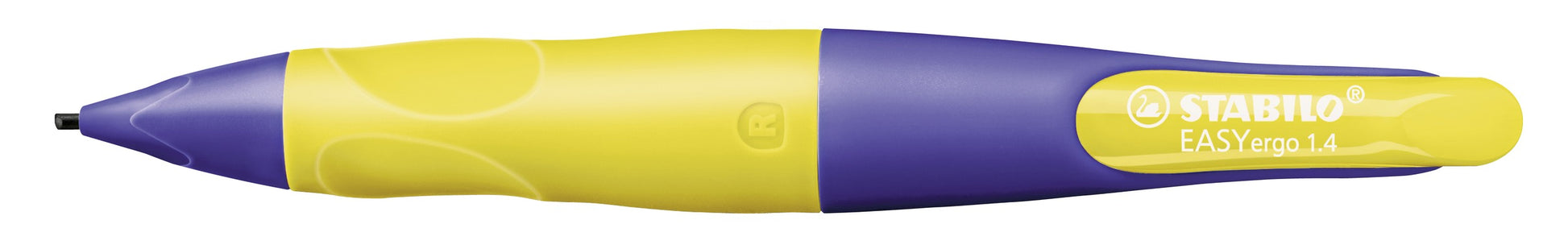 Stabilo EASYergo Start Druckbleistift – 1,4 mm, für Rechtshänder, Violett/Neongelb