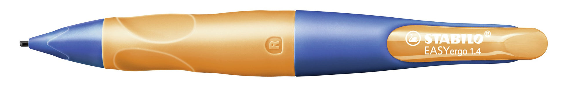 Stabilo EASYergo Start Druckbleistift – 1,4 mm, für Rechtshänder, Ultramarinblau, Neonorange