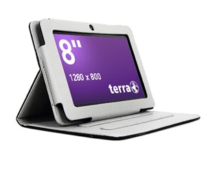 TERRA Tablet-Hülle für Terra PAD 803 8" – Schwarz/Grau