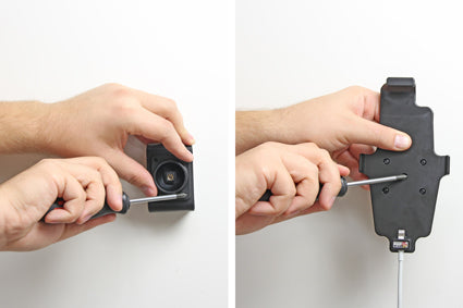 Brodit Auto-Halterung mit Kabelbefestigung – für iPhone 6 Plus, iPhone 6S Plus – Schwarz, Acetal