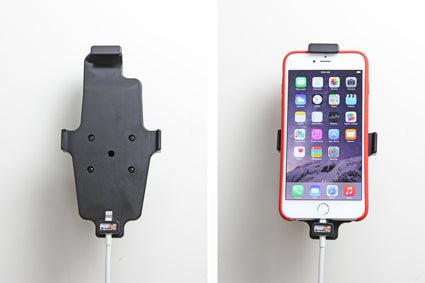 Brodit Auto-Halterung mit Kabelbefestigung – für iPhone 6 Plus, iPhone 6S Plus – Schwarz, Acetal
