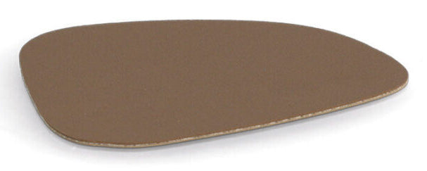 Zeller Present Glasuntersetzer – 4er Set, 10 × 12 × 0,8 cm, Kunststoff (PVC), Beige/Braun, für Gläser