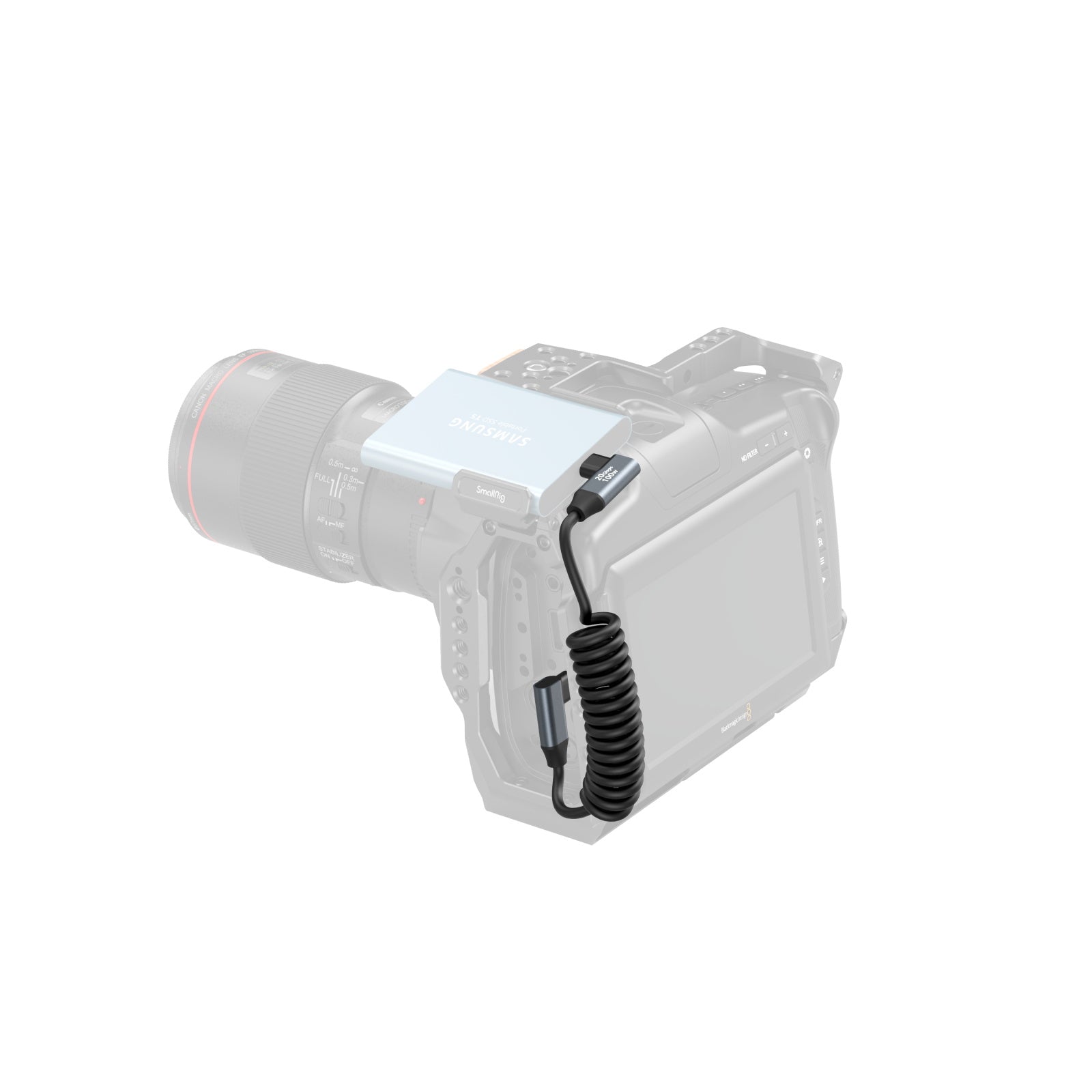 SmallRig USB-Kabel, USB-C zu USB-C, 3,5 m, USB 3, Lade-/Datenkabel