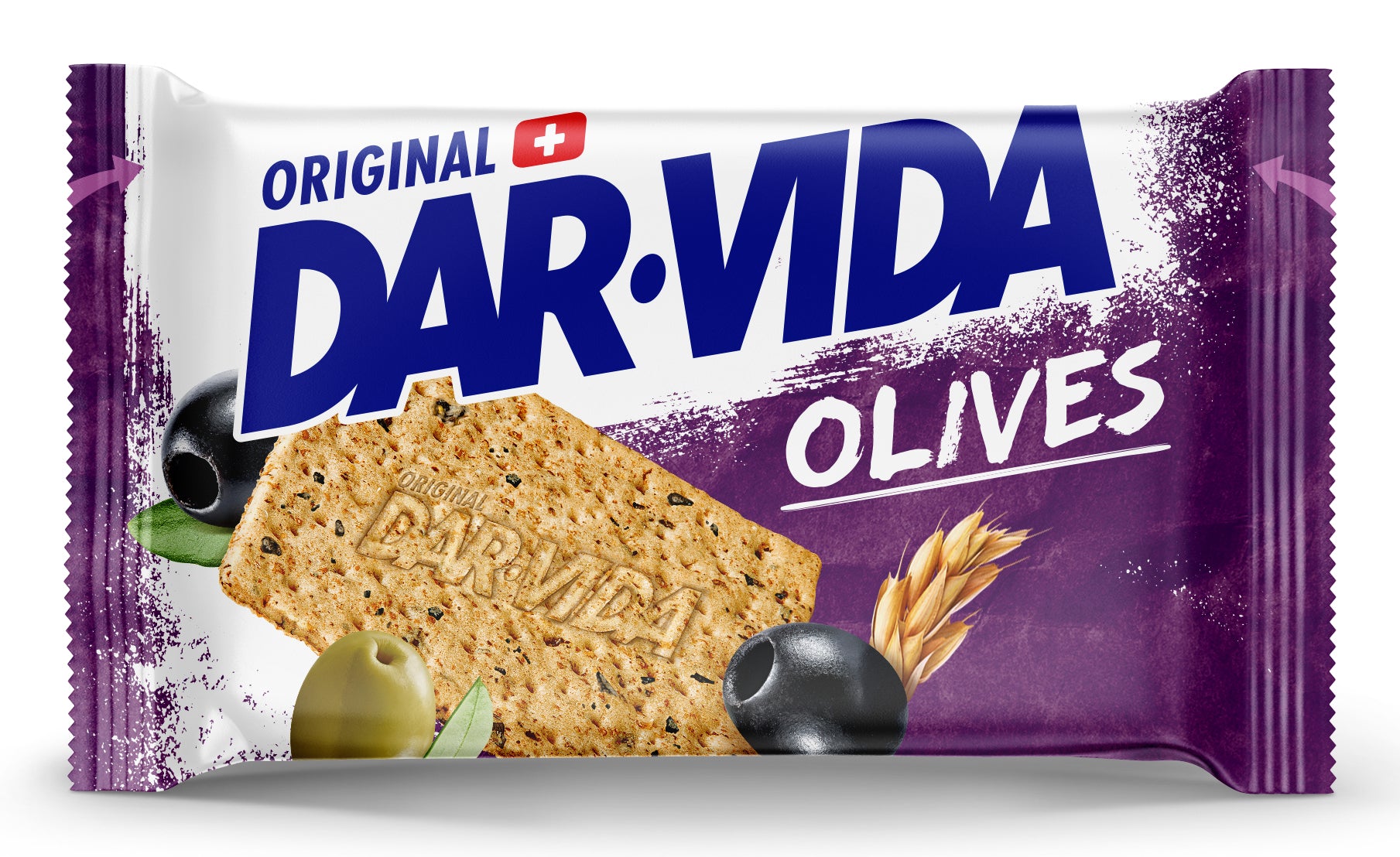 DAR-VIDA Olives Cracker – Olive – 4 × 46 g