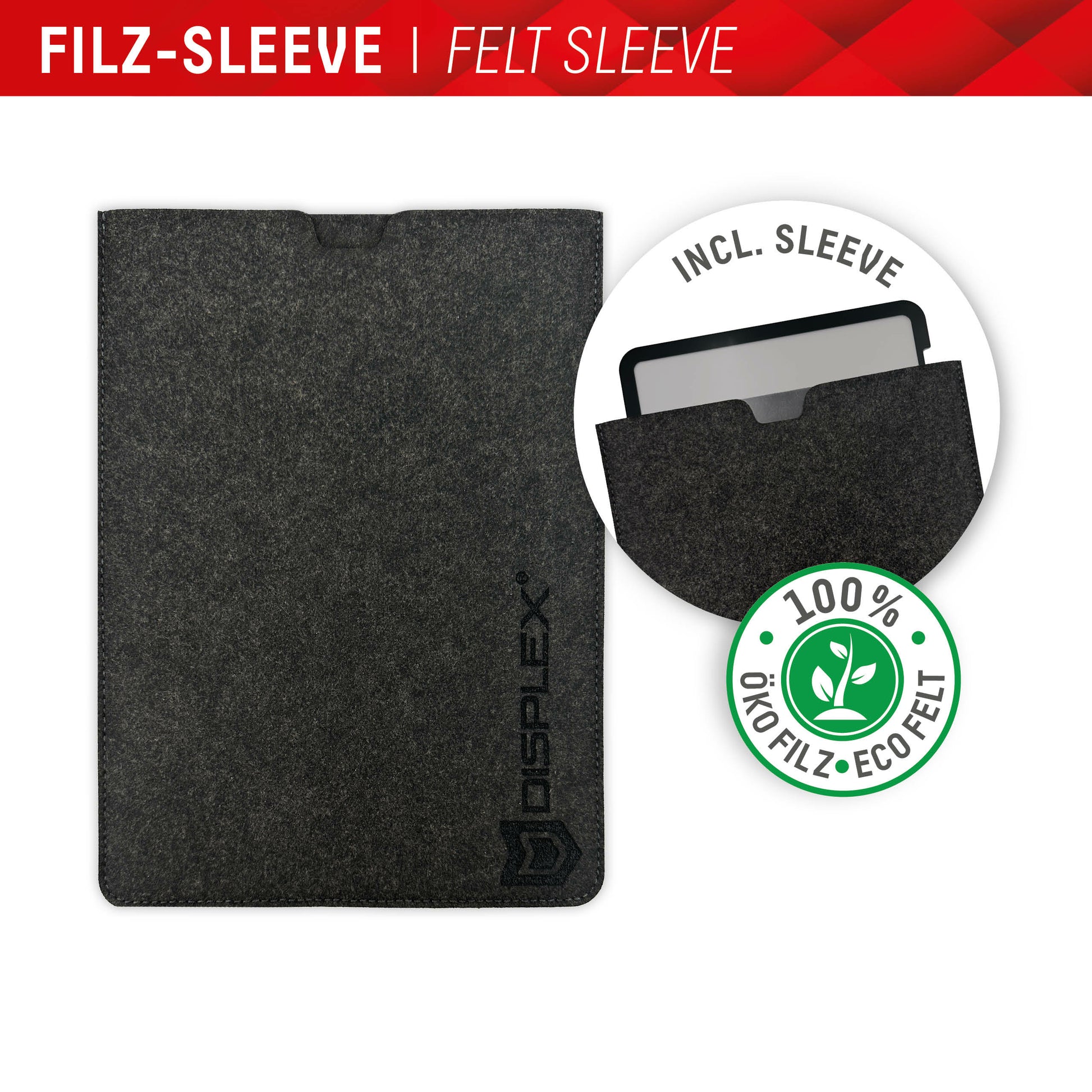 Displex Blickschutzfilter 3H, Anti-Fingerprint – für iPad 10,2" (7.–9. Gen.)