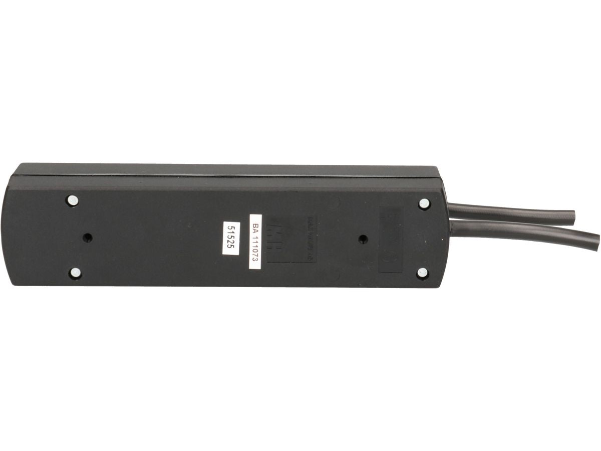 Max Hauri AG Max Hauri Safety-Line Steckdosenleiste, 5×T23, ohne Schalter, 5 m, Eingang T23, 195×45×35 mm – schwarz