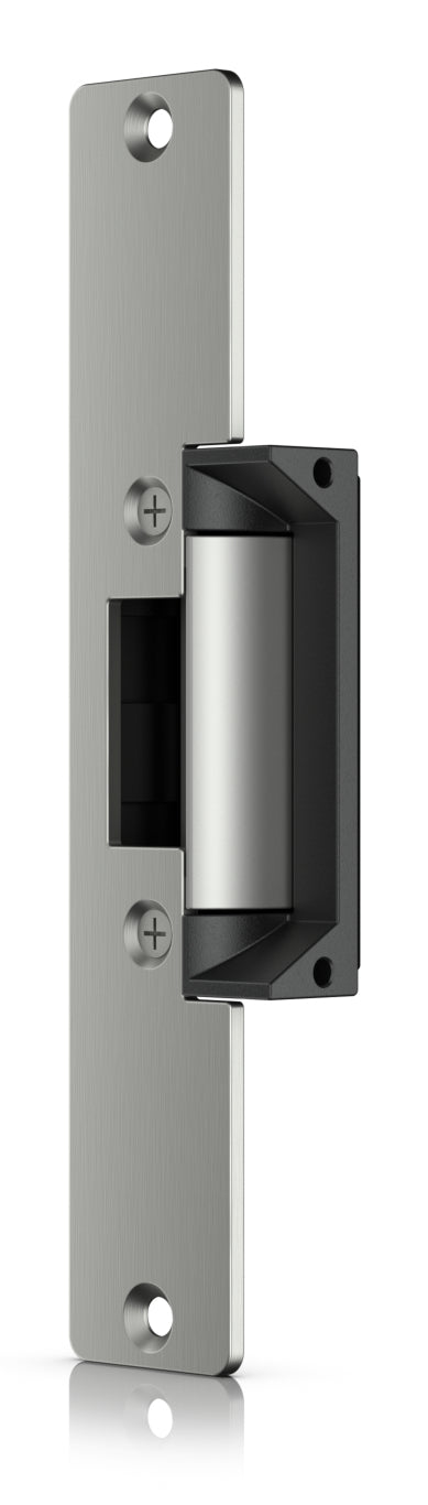 Ubiquiti Elektrischer Türöffner UACC-Lock-Strike-Secure-15mm – 40 × 35 × 124 mm, silber