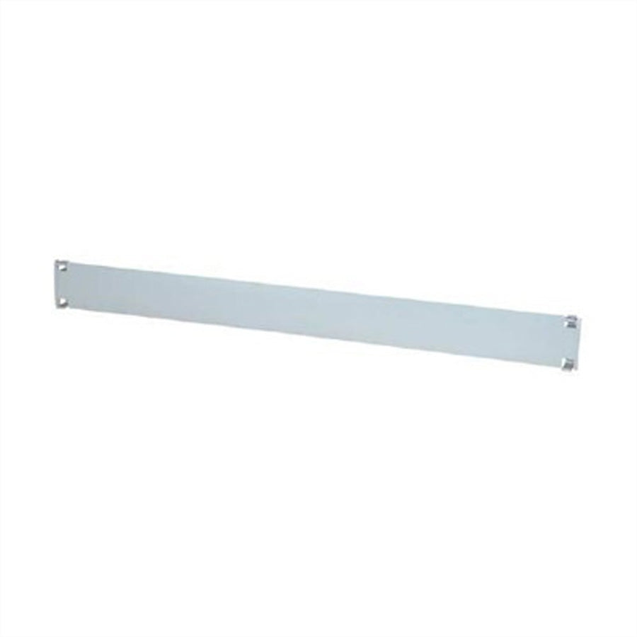 Apranet Blindblende – 19" Rack, 1U, 10×Blindplatten, RAL 7035 (Lichtgrau)