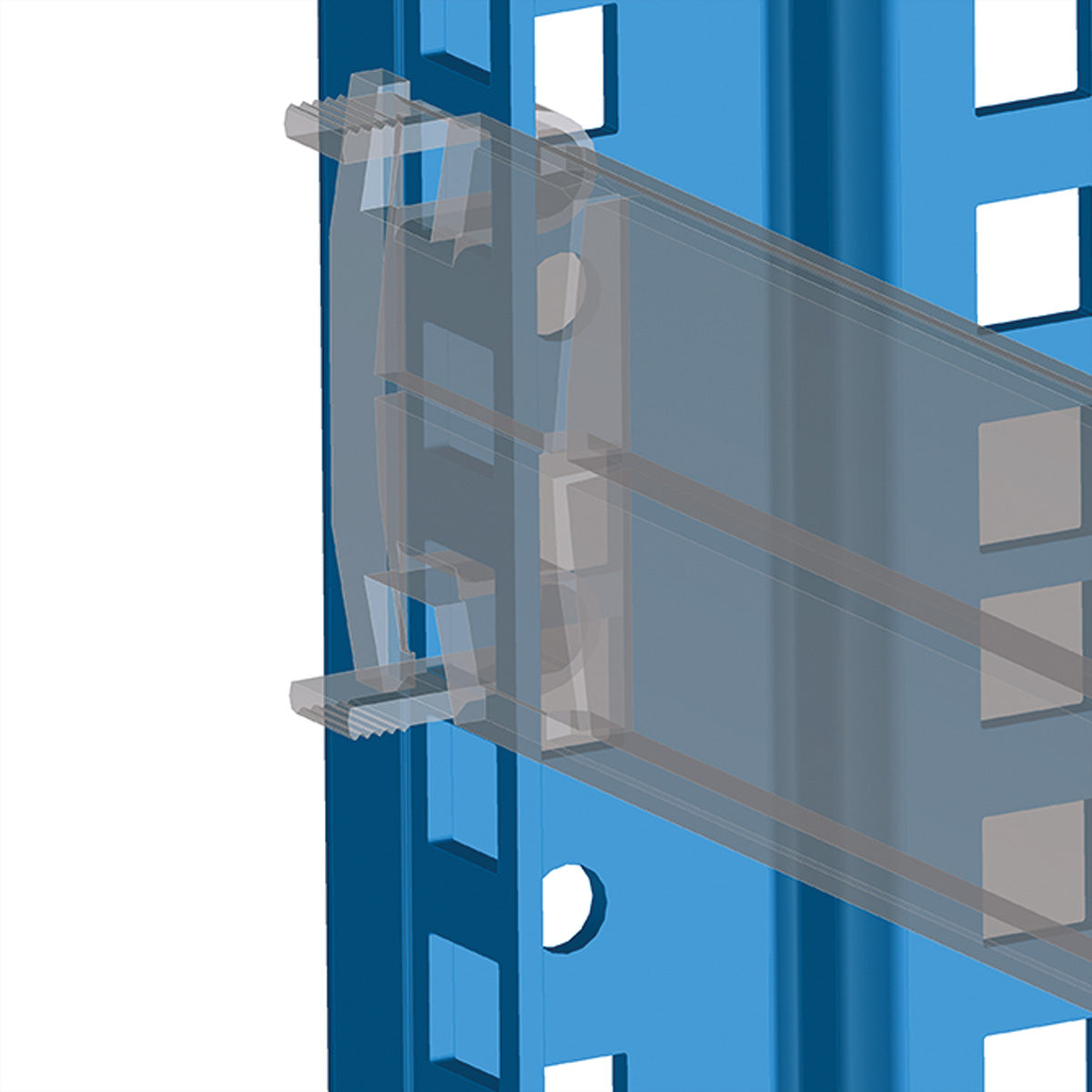 Apranet Blindblende – 19" Rack, 1U, Kunststoff, 10×, Anthrazit