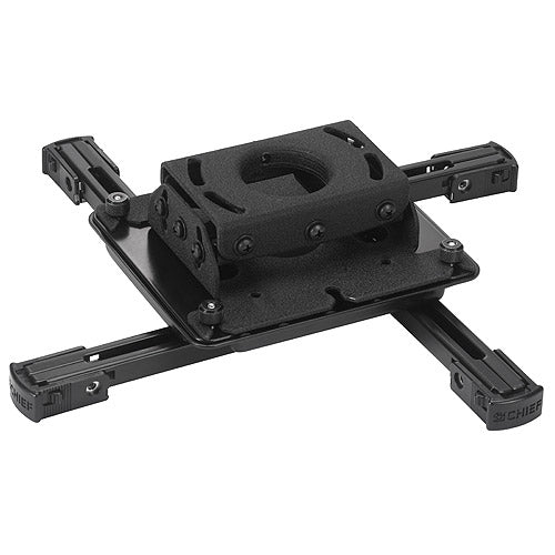 Chief RPAU – Beamer Deckenhalterung, 22,7 kg, schwenk-/neigbar, 360°, schwarz